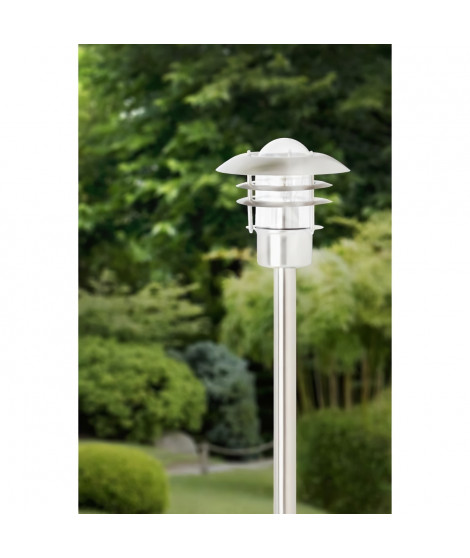 Potelet extérieur TERRENCE H90cm - BRILLIANT - Acier - 1 ampoule E27 requise