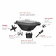 MOULINEX Clickchef Robot cuiseur multifonction compact, Panier vapeur, 5 programmes, 32 fonctions Balance intégrée Noir HF456810