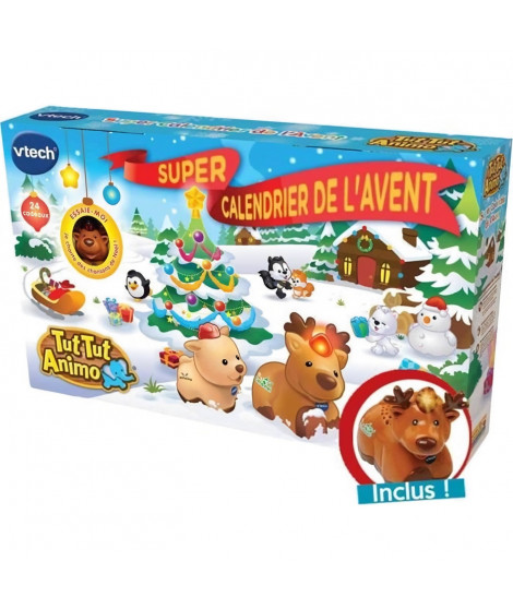 Calendrier de l'avent Tut Tut Animo - VTECH - 24 pieces et un animal électronique - Mixte - A partir de 12 mois