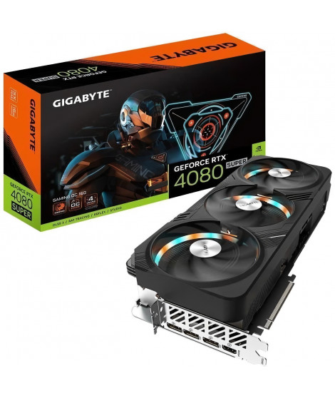GIGABYTE - Carte Graphique - GeForce RTX 4080 SUPER GAMING OC 16G