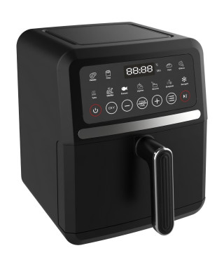 Friteuse diététique - LITTLE BALANCE - 8725 - Crousty light - 5 L - 1500 W - 12 programmes - Noir