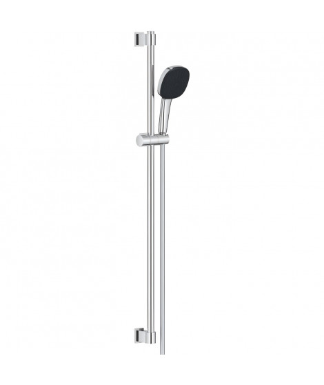 Ensemble de douche avec pommeau 3 jets, barre 90cm et flexible - GROHE Vitalio Comfort 110 26932001 - Economie d'eau - Chromé