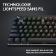 Clavier gamer - sans fil - LOGITECH G - G Pro X TKL Lightspeed  - USB - AZERTY - Noir