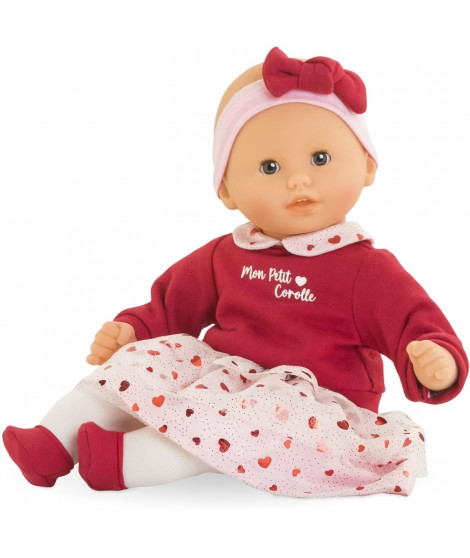 Mon Premier Poupon COROLLE - Bébé Calin Margaux Pétales de Coeurs - 30 cm - Senteur de vanille - des 18 mois