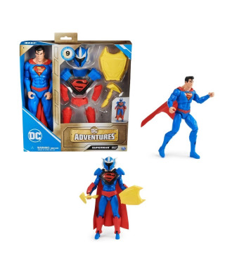 PACK FIGURINE 30 CM SUPERMAN + ACCESSOIRES DC Adventures