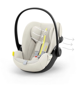 CYBEX - Siege auto Gr0+ Cloud G i-Size - Tissu Plus - Seashell beige