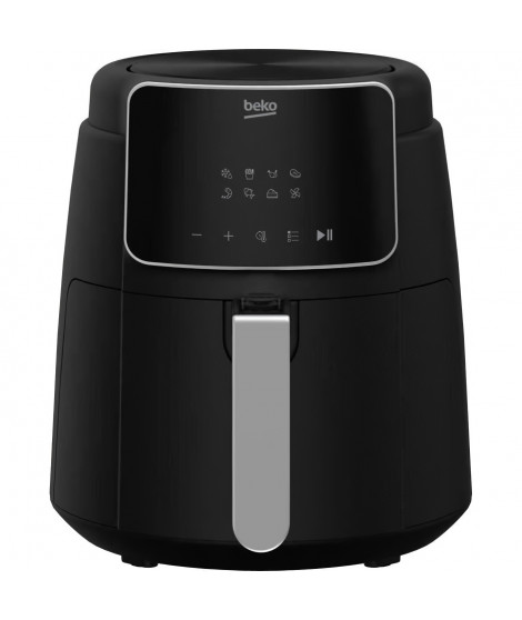 Friteuse multifonction sans huile - BEKO - FRL2244B - 1500 W - 3,9 L pour 0,8 kg de frites - 8 programmes - Ecran tactile - Noir