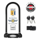 Antivol U en acier cémenté avec anse longue de 28cm - MASTER LOCK