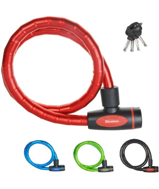 Master Lock Câble antivol a cle 100 x 1,8 cm 8228EURDPRO