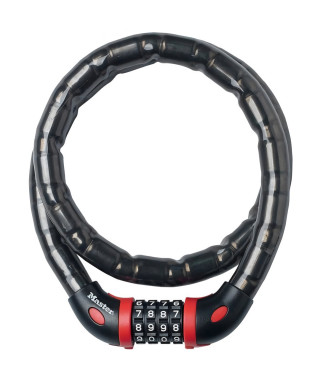 MASTER LOCK Cable Antivol Vélo   - Idéal pour Vélo, Vélo Electrique, Skateboard, Poussettes, Tondeuses et autres Equipements