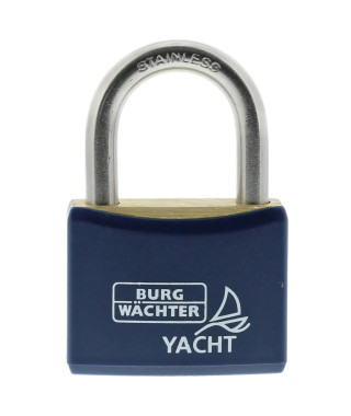 Set de 2 cadenas - BURG WACHTER - DUO 460 Ni 40 SB - Inox marin, double verrouillage