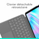 Étui pour iPad Air 13 - Logitech - Combo Touch - Gris