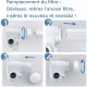 Pack 1 Filtre a eau - BRITA - ON TAP V - 600 L d'eau filtrée / 4 mois - Compatible systeme de filtration sur robinet ON TAP V
