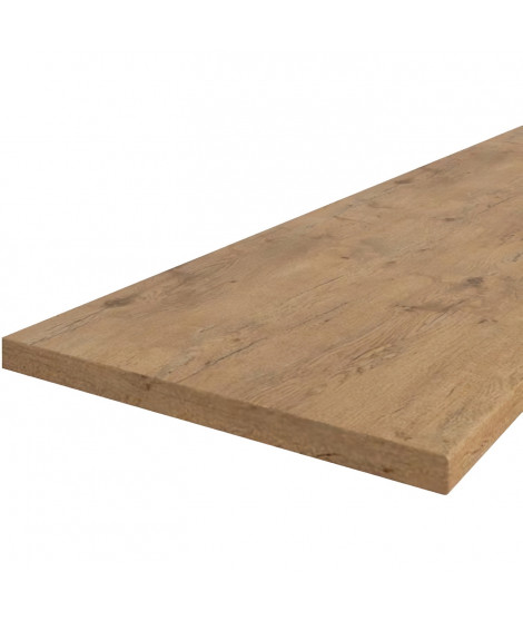 Plan de travail LANCELOT - Décor chene -  L 60  x P 60 x H 3 cm