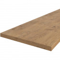 Plan de travail LANCELOT - Décor chene -  L 60  x P 60 x H 3 cm