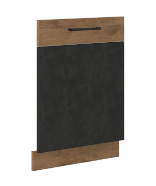ROCK - Porte habillage lave-vaisselle - 60cm - Chene Lancelot et gris matera - CUISINIER