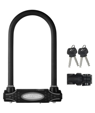 Antivol Vélo U - MASTER LOCK - 8195EURDPROCOLWR - Acier Cémenté, Clé, Rouge