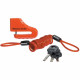 Antivol Moto Master Lock 8303EURDPS - Bloque Disque Rouge 80mm