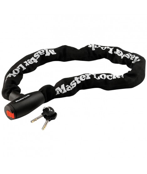 Antivol moto - MASTER LOCK - Chaîne en acier cémenté de 10 mm - 1 m de longueur