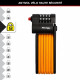 Antivol Vélo a Code - MASTER LOCK - 8336EURDPRO - Acier Trempé, Combinaison Programmable, Support Inclus