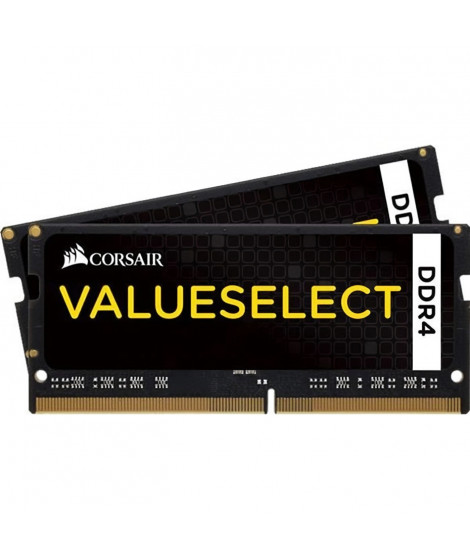 CORSAIR Mémoire PC DDR4 - Sodimm - 32 Go (2 x 16 Go) -2400MHz - CAS 16 (CMSX32GX4M2A2400C16)