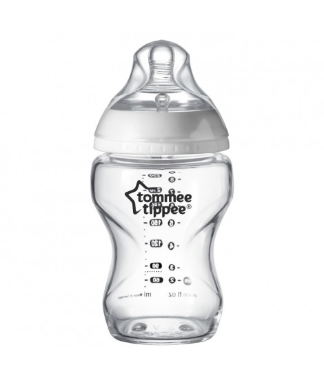 TOMMEE TIPPEE Biberon en Verre Closer to Nature, 250ml