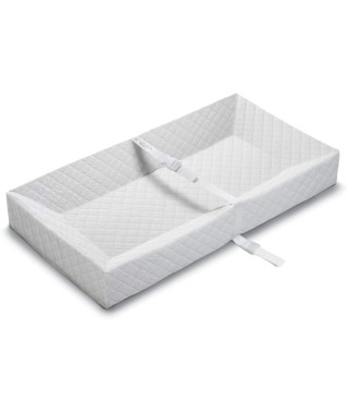 SUMMER Matelas a langer, 4 côtés imperméable avec ceinture de sécurité a déclenchement rapide pour bébé
