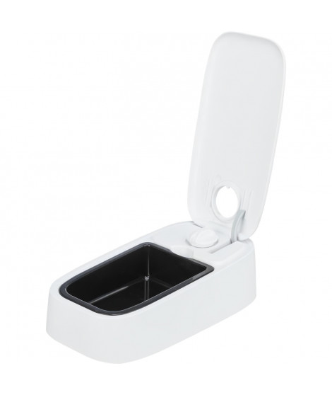Distributeur automatique de nourriture - TRIXIE - TX1 - 0,3L - 13 × 7 × 24 cm - Blanc
