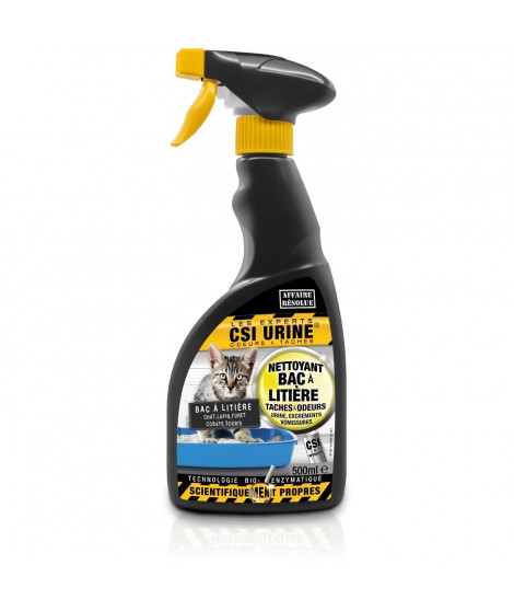 CSI URINE - Nettoyant naturel spécial bac a litiere - Spray 500 ml
