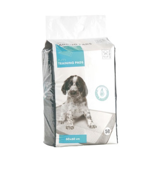 MPETS Tapis éducateur PUPPY TRAINING PADS - Pour chiot - 50pcs - Blanc
