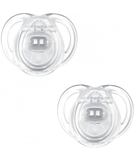 Tommee Tippee Sucette Anytime 0-6m Deux Pandas Bleu Lot de 2