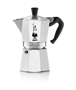 Cafetiere italienne - BIALETTI - MOKA EXPRESS - 6 tasses - 0,30 L - Argent