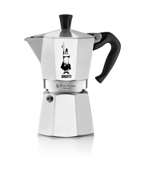 Cafetiere italienne - BIALETTI - MOKA EXPRESS - 6 tasses - 0,30 L - Argent