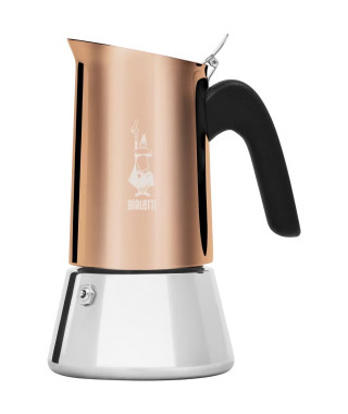 Cafetiere italienne - BIALETTI - NEW VENUS - 4 tasses - 0,17 L - Cuivre