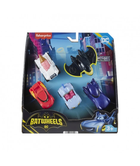 Fisher-Price-Assortiment de Véhicules Batwheels-5 véhicules (1/55) HML20
