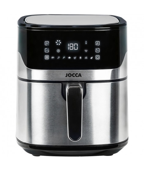 Friteuse sans huile - JOCCA - 2192 - 6,5L - 1600 W - 28 x 37 x 31,5 cm - Inox