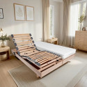 Ensemble relaxation matelas + sommiers électriques 2x90x200 - Mousse - Ferme - TALCA Fabrication française
