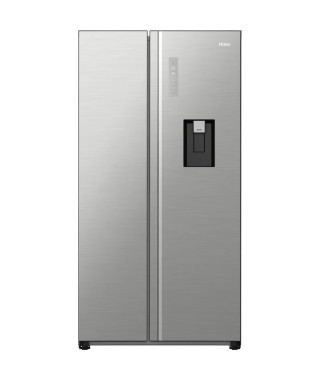Réfrigérateur américain - HAIER - SBS 90 Series 5 HSW59F18DWMM - 601L -Distributeur d'eau - Classe D - 177,5 x 90,5 x 71,7 cm…