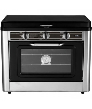 Combiné four / réchaud 2 feux de camping - INCASA - 016463