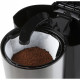 Cafetiere Filtre - DOMO - DO708K - 1000 W - 1,5 L - 12 tasses - Ecran LCD - Minuteur 24 h - Noir et acier inoxydable