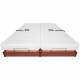 Ensemble relaxation matelas + sommiers électriques 2x90x200 - Mousse - Ferme - TALCA Fabrication française