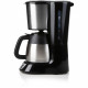 Cafetiere filtre - DOMO - DO709K - 1000 W - 1 L - 8 tasses - Ecran LCD - Minuteur 24 h - Acier inoxydable