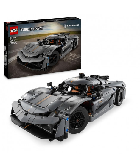 LEGO Technic 42173 Hypercar Koenigsegg Jesko Absolut grise - Set de construction