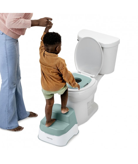 INGENUITY Pot, réducteur de toilette et marche pied 3 en 1