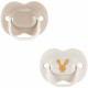 Sucettes - TOMMEE TIPPEE - ANYTIME - 6-18 mois - Lot de 2 sucettes symétriques sans BPA - Capsule de stérilisation réutilisable
