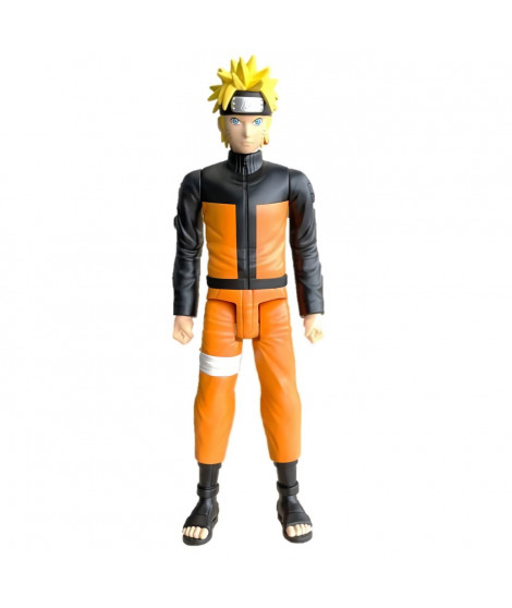 Grande Figurine articulée - BANDAI - Anime Heroes - Naruto Shippuden - Figurine Anime Heroes Mega 30 cm - Naruto Uzumaki