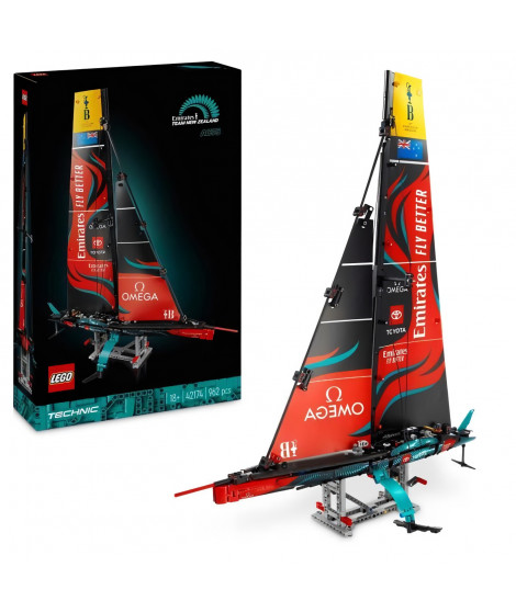 LEGO Technic 42174 Yacht Emirates Team New Zealand AC75 - Kit de Construction Adulte