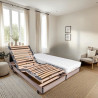 Ensemble relaxation matelas + sommiers électriques 2x80x200 - Mousse - Ferme - TALCA Fabrication française