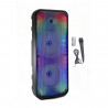 Enceinte Karaoké lumineuse - INOVALLEY - KA25-FIRE - Bluetooth V5.0 - 64 cm - 850 W - Noir