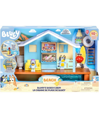 Cabane de Plage de Bluey - BLUEY - Set de jeu avec figurine exclusive et plus de 10 accessoires